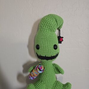 Green Crochet Monster Plush